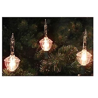 Northlight 6ft 7ct Clear Retro Bubble Glitter String Lights