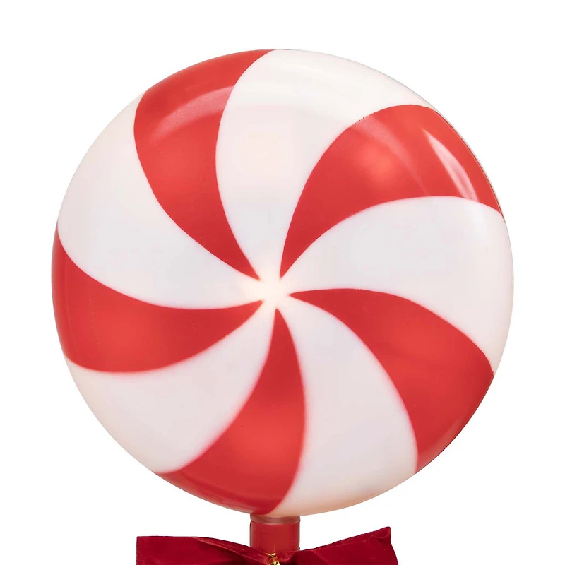 Northlight 16" Lighted Peppermint Candy Christmas Yard Art