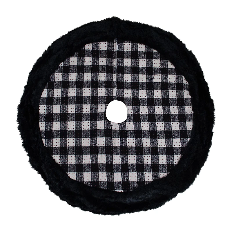 Northlight 48" Buffalo Plaid Indoor Tree Skirt