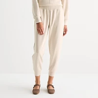 Stylus Womens Cuffed Mid Rise Jogger Pant