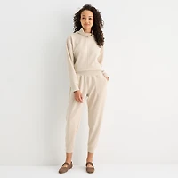 Stylus Womens Cuffed Mid Rise Jogger Pant