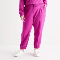 Xersion Womens Classic French Terry Jogger Pant Plus