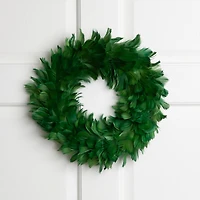 Northlight 15" Wispy Feather Wreath