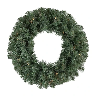 Northlight 24" Pre Lit Colorado Blue Spruce Artificial Wreath