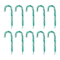Northlight 12" Lighted Outdoor Candy Cane Christmas Yard Art