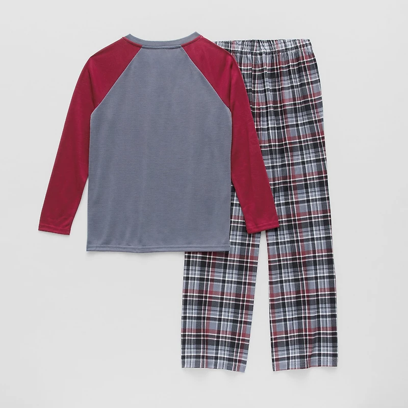 Sleep On It Little & Big Kid Boys Flannel Long Sleeve 2-pc. Pajama Set