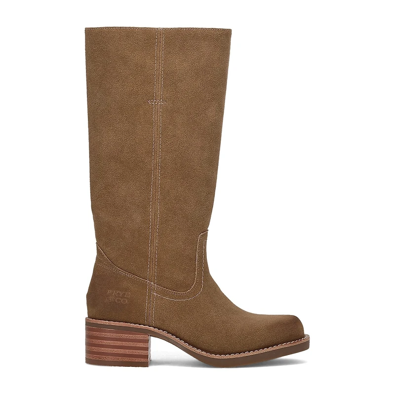 Frye and Co. Womens Miranda Stacked Heel Riding Boots