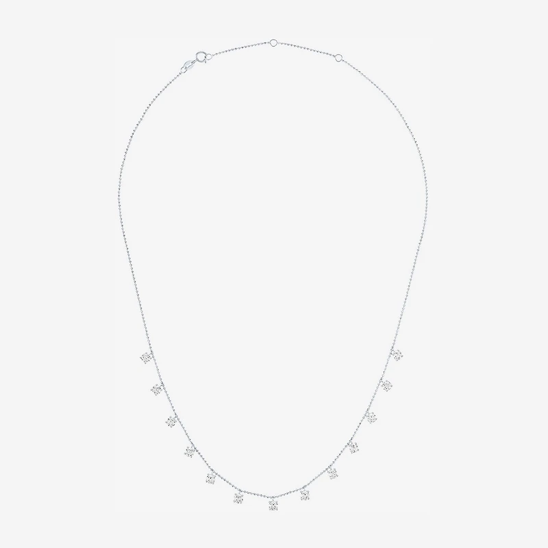 Diamond Addiction (G-H,Si2-I1) Womens 2 CT. T.W. Lab Grown White 10K Gold 18 Inch Pendant Necklace