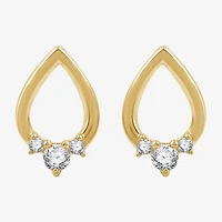 Yes, Please! 1/6 CT. T.W. Lab Grown White Diamond Sterling Silver 12.2mm Stud Earrings