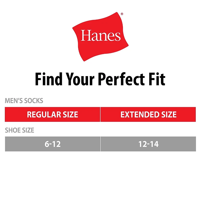 Hanes Ultimate Bonus Pack Mens Multi-Pack 7 Pair Low Cut Socks