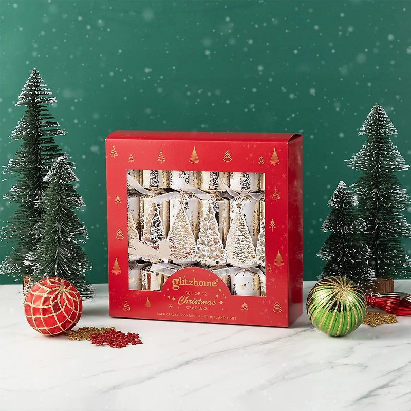 Glitzhome Christmas Tree Party Cracker Party Favor Kit