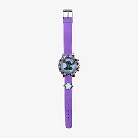 Disney Collection Lilo & Stitch Girls Purple Strap Watch Las4153jc
