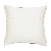 LR Home Alis Ben Solid Square Throw Pillow