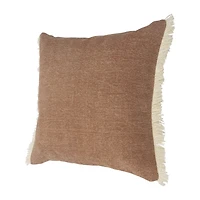 LR Home Alis Ben Solid Square Throw Pillow