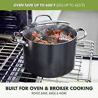 GreenPan Valencia Pro Ceramic Non-Stick 8-qt. Stockpot with Lid