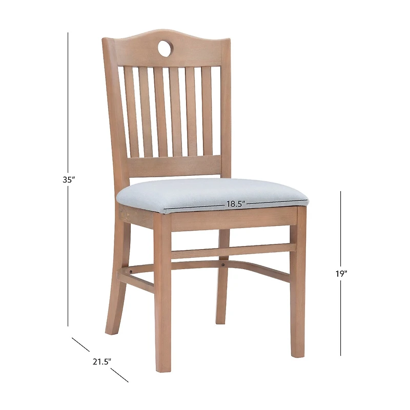 Linon Bethany 2-pc. Upholstered Dining Chair