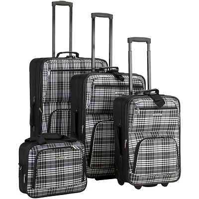 Rockland Fashion 4-pc. Softside Luggage Set