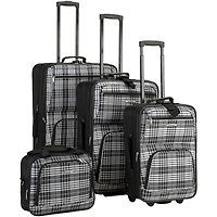 Rockland Fashion 4-pc. Softside Luggage Set