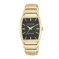 Armitron® All-Sport® Mens Gold-Tone Stainless Steel Watch 20/5117BKGP