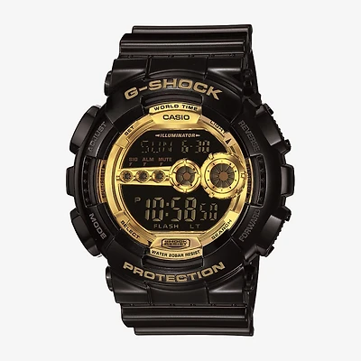 Casio Mens Digital Black Strap Watch Gd100gb-1cs