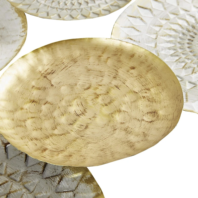 Madison Park Legion Geometric Metal Discs Wall Sculpture