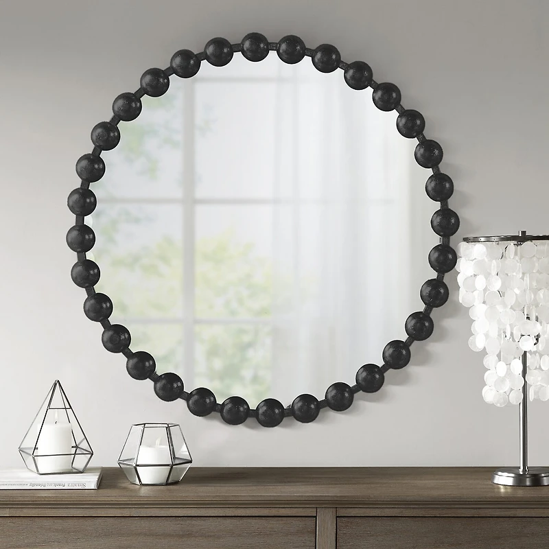 Madison Park Signature Round Marlowe Wall Mount Mirror