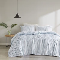 N Natori Brush Stroke 3-pc. Duvet Cover Set