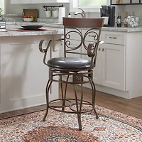Maymead Big and Tall Swivel Counter Stool