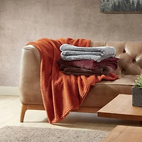 Eddie Bauer Corduroy Washable Lightweight Throw