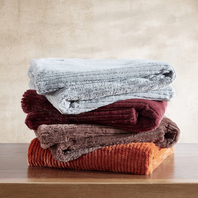 Eddie Bauer Corduroy Washable Lightweight Throw