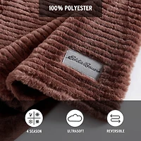 Eddie Bauer Corduroy Washable Lightweight Throw