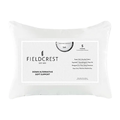 Fieldcrest Down Alternative Soft Support Standard Pillow