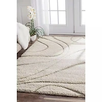 nuLoom Carolyn Modern Waves Indoor Outdoor Rectangular Accent Rug