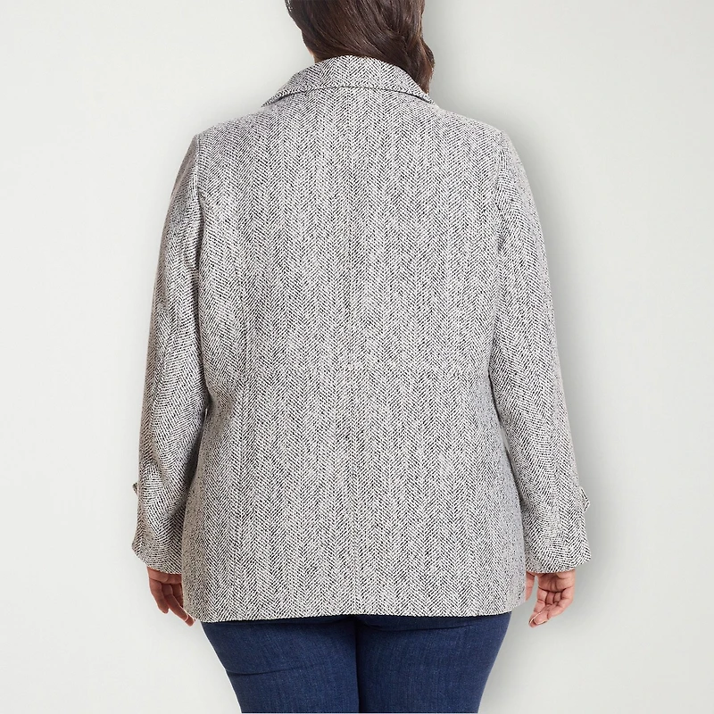 Gallery Womens Heavyweight Plus Peacoat