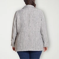 Gallery Womens Heavyweight Plus Peacoat