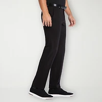 Savane Stretch Twill Mens Slim Fit Dress Flat Front Pant
