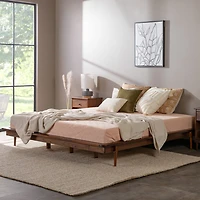 King Spindle Platform Bed