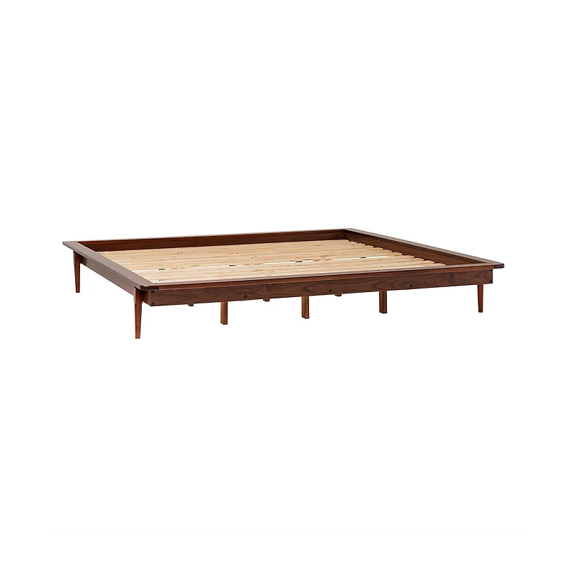 King Spindle Platform Bed