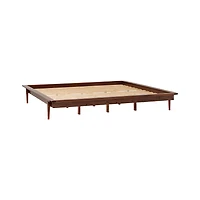 King Spindle Platform Bed