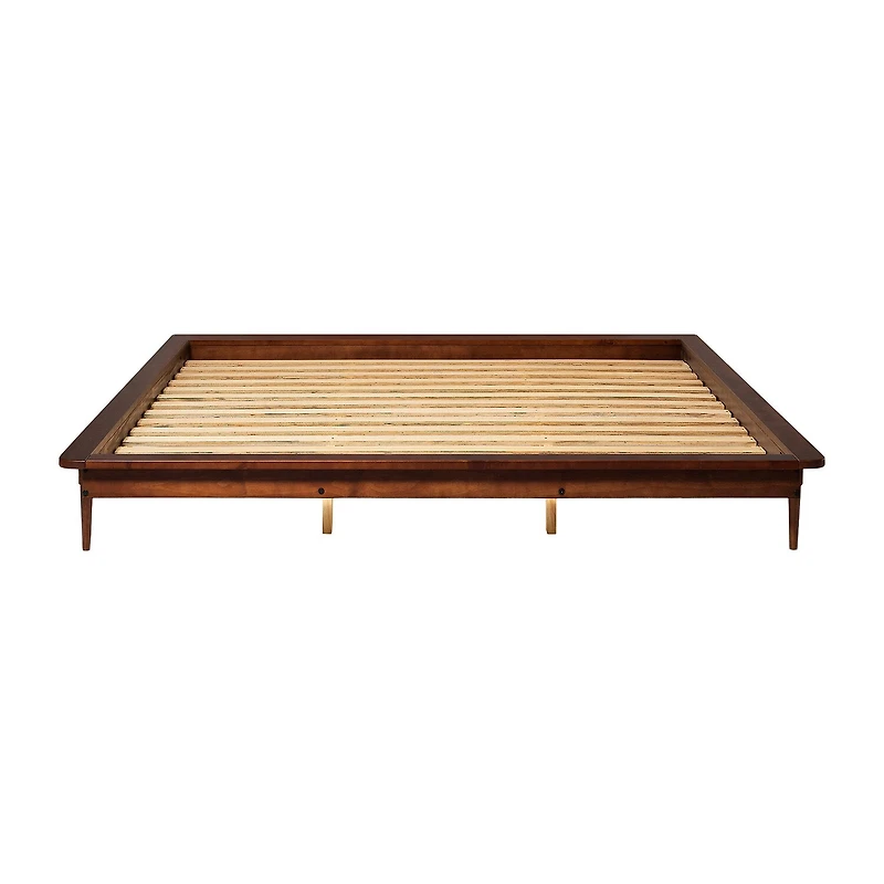 King Spindle Platform Bed