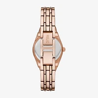 Relic By Fossil Womens Rose Goldtone Bracelet Watch Zr12671