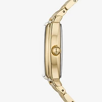 Relic By Fossil Mens Gold Tone Bracelet Watch Zr34658