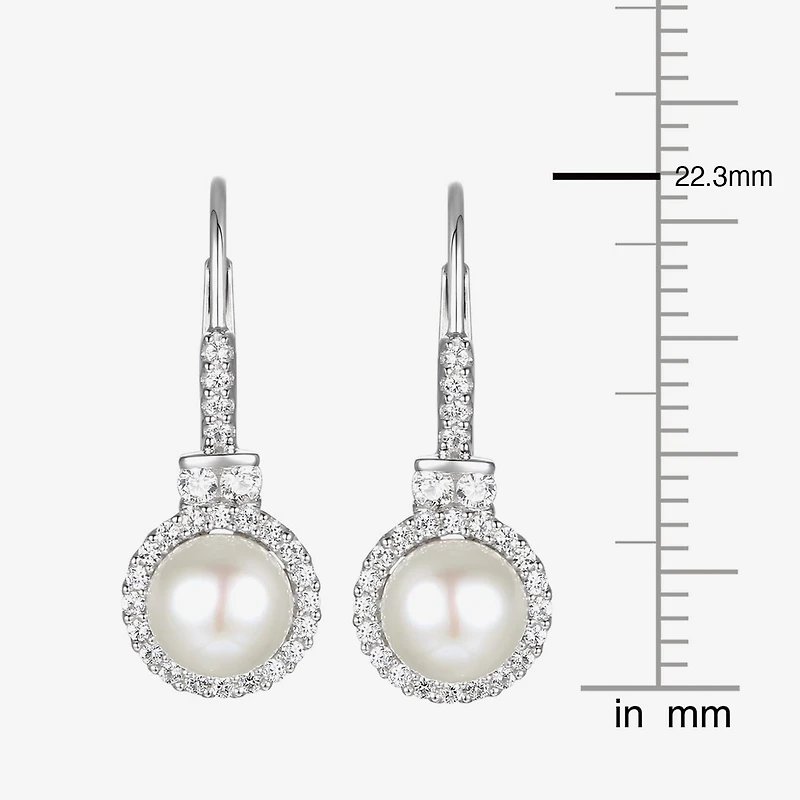 Womens Dyed White Cultured Freshwater Pearl Sterling Silver 2-pc. Jewelry Set