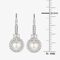 Womens Dyed White Cultured Freshwater Pearl Sterling Silver 2-pc. Jewelry Set
