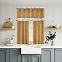 Archaeo Boulder Tab Top Tailored Valance