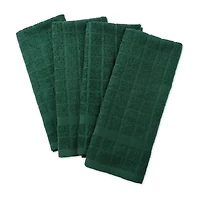 Design Imports Windowpane 4-pc. Terry Dish Cloth Set