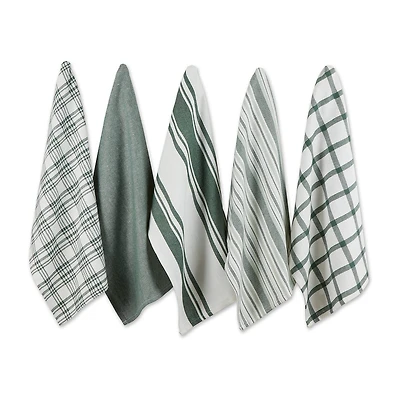 Design Imports 5-pc. Assorted Woven Dish Cloth Set