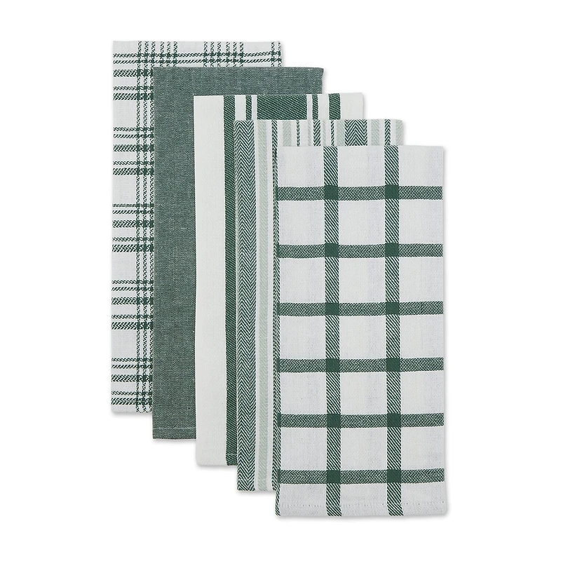 Design Imports 5-pc. Assorted Woven Dish Cloth Set