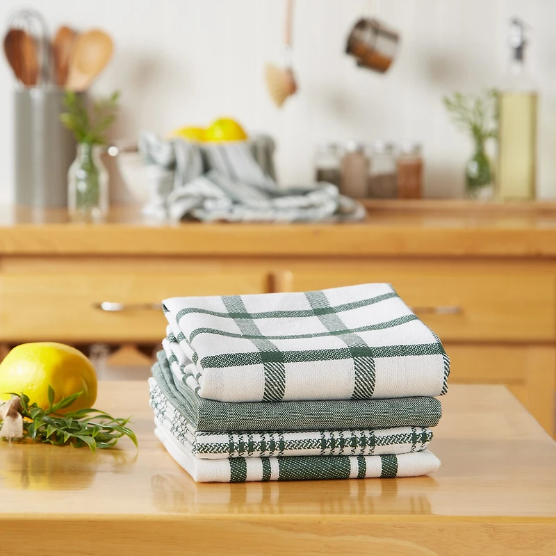 Design Imports 5-pc. Assorted Woven Dish Cloth Set