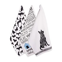 Design Imports Animal Print 3-pc. Dish Cloth Set